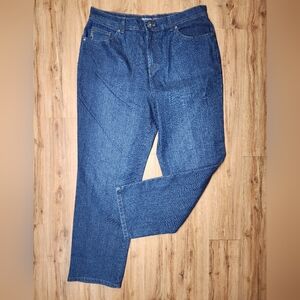 Style & Co Denim Jeans Women’s 14S Blue Natural Fit Tapered Leg Mid-Rise Stretch